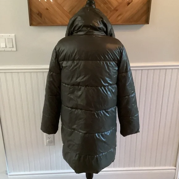 Dynamite Olive Puffer Jacket - Picture 3 of 4